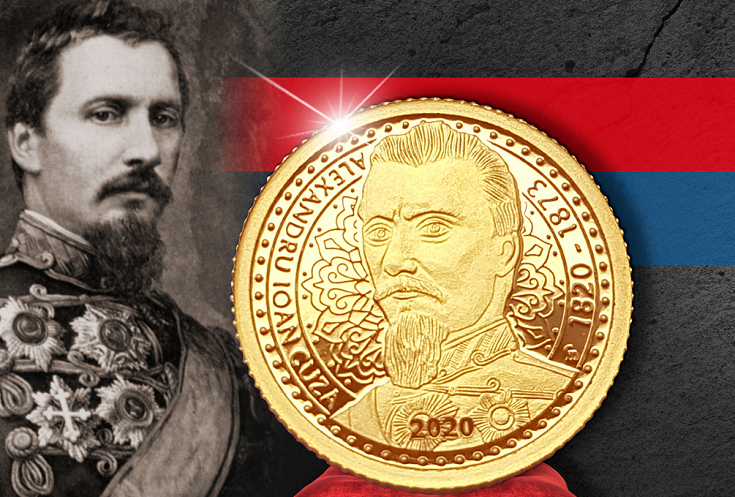 Casa de Monede comemorează 150 de ani de la moartea domnitorului Alexandru Ioan Cuza cu o monedă comemorativă de aur