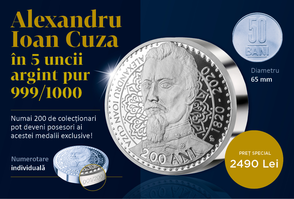Alexandru Ioan Cuza ARGINT PUR