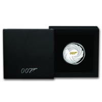 James Bond monedă din argint 1 oz proof