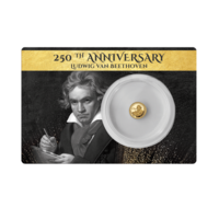 Ludwig van Beethoven monedă de 0,5 g aur