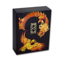 Dragonul chinez și Phoenix monedă de argint