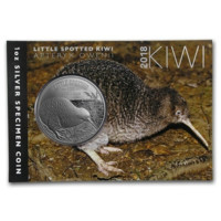 pasărea Kiwi 2018 în argint pur