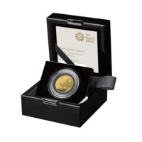 James Bond monedă din aur 1/4 oz Proof