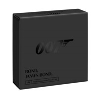 James Bond monedă din argint 1/2 oz