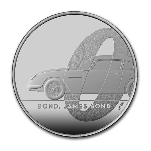 Bond, James Bond monedă comemorativă în blister colector