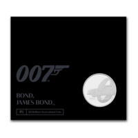 Bond, James Bond monedă comemorativă în blister colector
