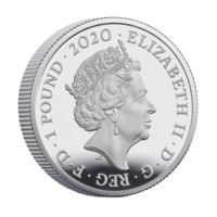 Queen monedă din 1/2 oz argint Proof