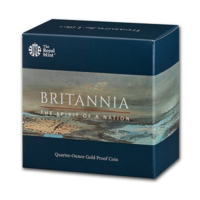 Britannia 2020 monedă din aur proof 1/4 oz