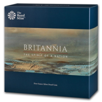 Britannia 2020 monedă din argint proof 5 oz