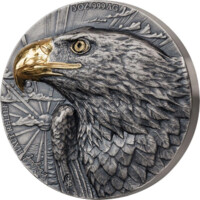Vulturul cu cap alb - set de două monede de argint