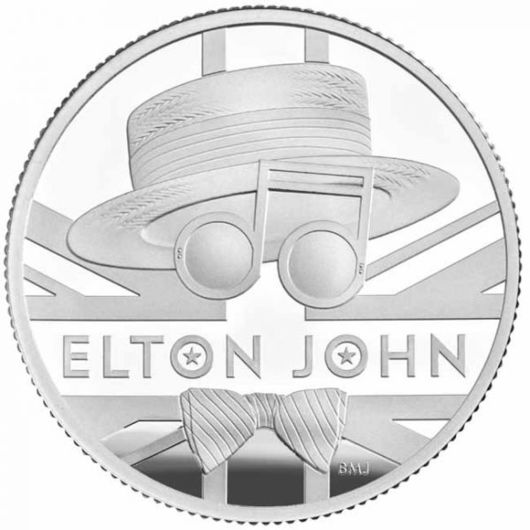 Elton John monedă de argint 1/2 oz