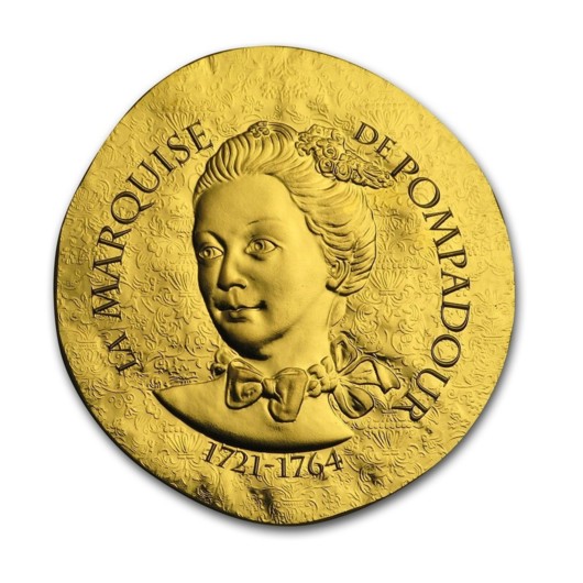 Madam de Pompadour zlatá 1\/4 oz mince proof