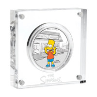 Bart Simpson monedă din argint proof 1 oz