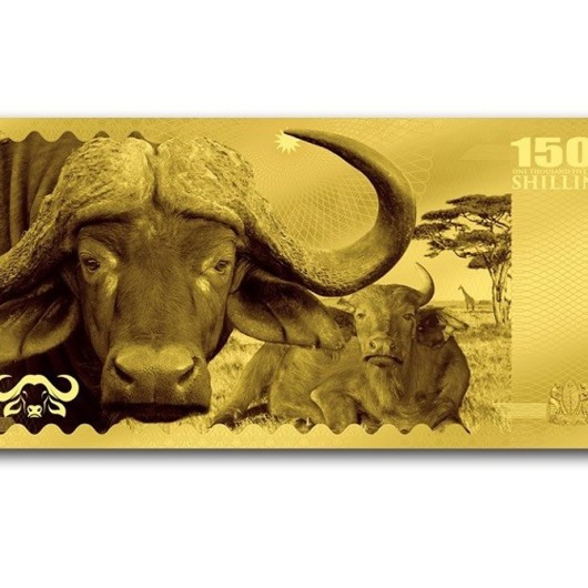 Bancnotă de aur Big Five bivolul