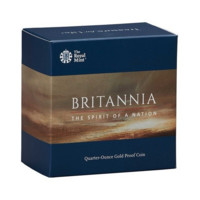 Britannia 2019 monedă din aur proof 1\/4 oz