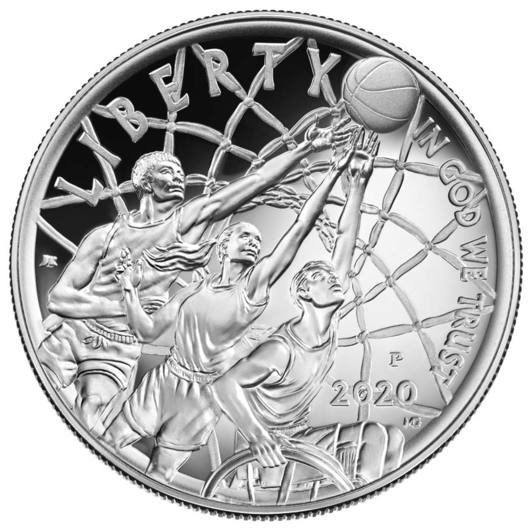 Basketball Hall of Fame monedă de argint 1 oz