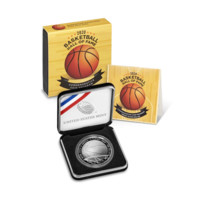 Basketball Hall of Fame monedă de argint 1 oz