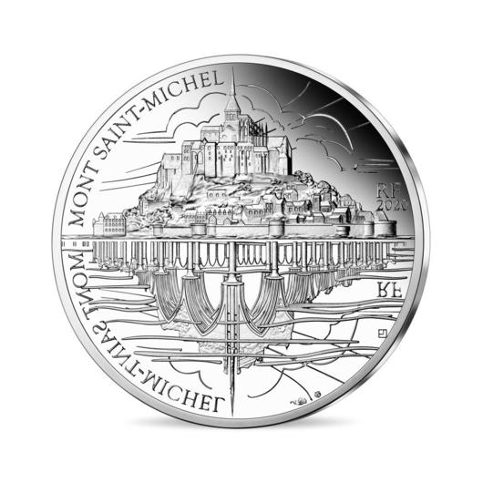 Mont Saint-Michel monedă din argint Proof