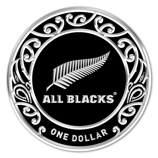 All Blacks monedă de argint 1 oz