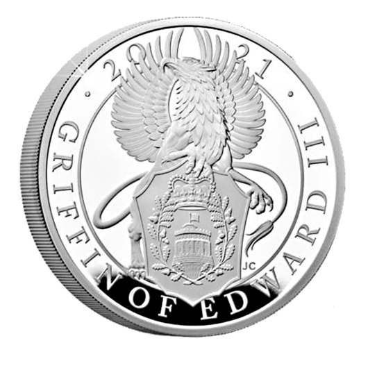 Grifonul lui Eduard al III-lea monedă din argint 1 oz