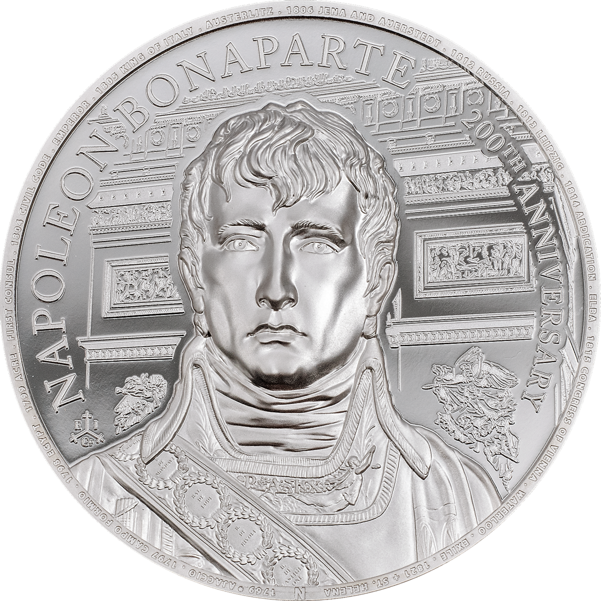 Fly kite powder provoke 200 ani de la moartea lui Napoleon Bonaparte monedă de argint | Casa de  Monede Romania