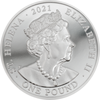 200 ani de la moartea lui Napoleon Bonaparte monedă de argint