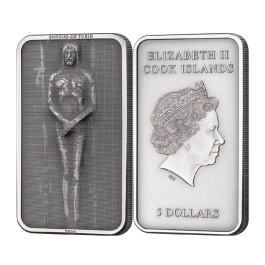 Giulgiul din Torino monedă din argint 1 oz