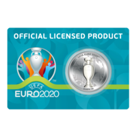 Monedă de argint oficială UEFA 2020 - Trophy