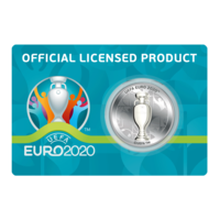 Monedă de argint oficială UEFA 2020 - Trophy