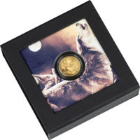 Lupul mistic monedă de aur Proof