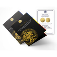 Stefan cel Mare - medalie înnobilată cu aur pur + album de colectie și certificat