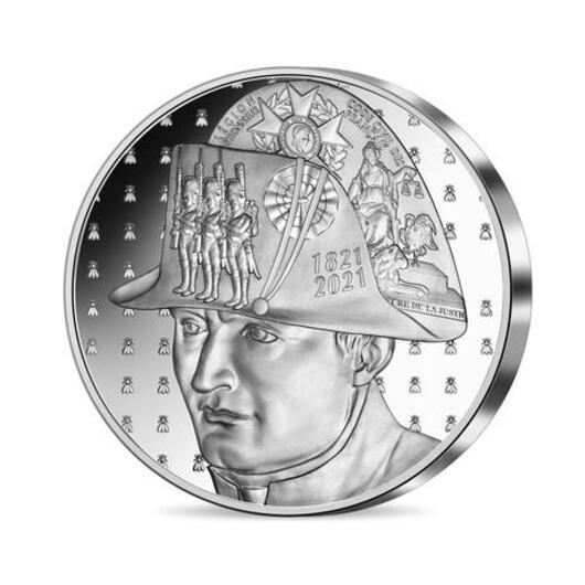 Napoleon Bonaparte - 200 ani de la moarte - monedă de argint 1 oz Proof