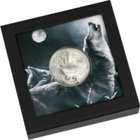 Lupul mistic monedă de argint 1 oz Proof