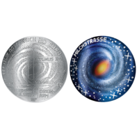 Calea Lactee 3D monedă de argint Proof