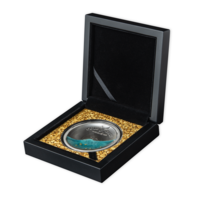 Febra aurului Klondike - 125 ani - monedă de argint 50 g Proof