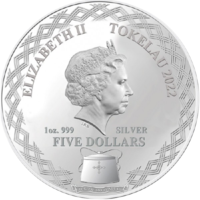 Anul tigrului monedă de argint 1 oz