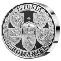 Coroana Regală a României medalie comemorativă 5 oz argint pur.