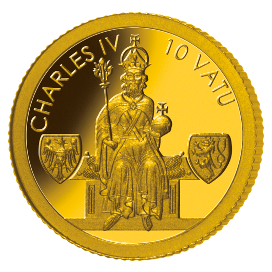 Carol al IV-lea, Împărat roman, monedă de aur
