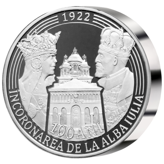 100 ani - Încoronarea de la Alba Iulia, 5oz AG