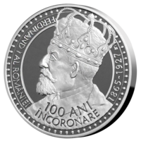 100 ani de la încoronarea din Alba Iulia - set de medalii din argint pur proof