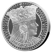 100 ani de la încoronarea din Alba Iulia - set de medalii din argint pur proof