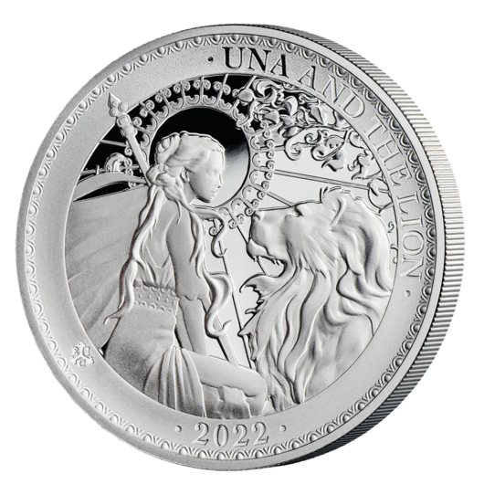 Una și Leul, monedă de argint 1 oz Proof