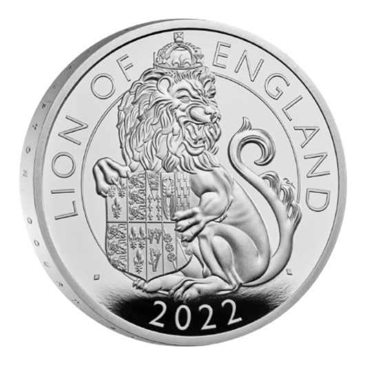 Fiarele regale Tudor – Leul englez, monedă de argint 1 oz