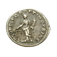 Denarul din argint al Împăratului  Traian