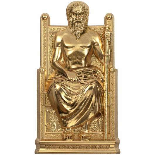Zeus – tatăl zeilor – monedă din argint pur 3 oz