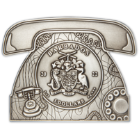 Alexander Graham Bell – 100 ani de la moarte, monedă de argint 3 oz