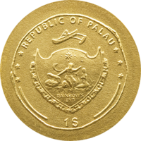 Romulus și Remus, monedă de aur 0,5 g