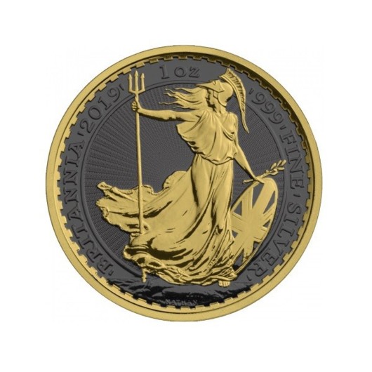 Britannia 2019 monedă din argint Golden Ring 1 oz