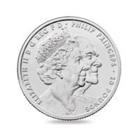 Platinová královská svatba stříbrná mince 1\/2 oz BU Velká Británie