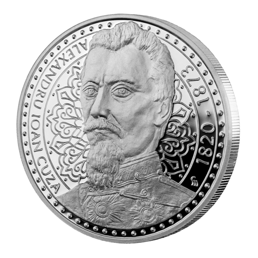 Alexandru Ioan Cuza - 150 ANI DE LA MOARTE - med. la calitate necirculată, carte poştală, certificat